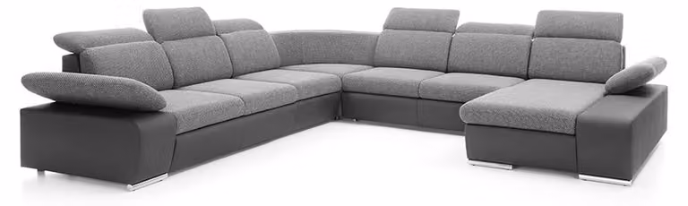Ecksofa U-Form Eckcouch mit Schlaffunktion Ecksofa Wohnlandschaft Sofa