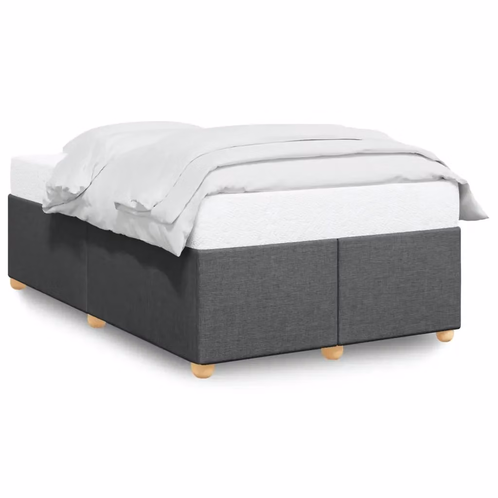 Giroletto senza materasso vidaXL in tessuto grigio con struttura in legno e doghe, L/P: 120 x 190 cm – 2