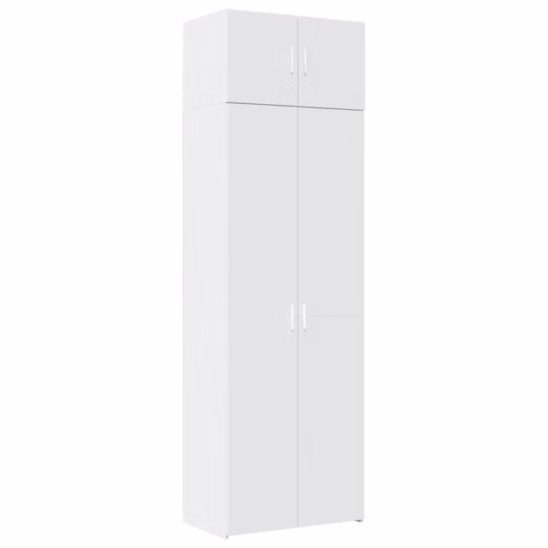 Mobile Portaoggetti Bianco 70x42,5x225 cm in Truciolato