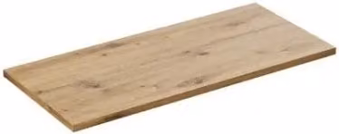 Piano per mobile sottolavabo BRAZZA Meublorama Rovere chiaro Spessore: 2,5 cm L: 100 cm P: 46 cm H: 8 cm
