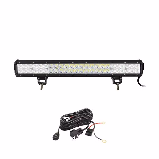 Striscia luminosa da lavoro a LED, illuminazione versatile, struttura resistente, 22" 144W con cavo