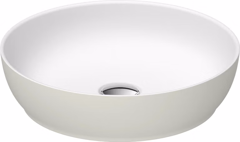 Duravit Sivida vasque à poser ronde, 400x400mm, sans trou pour robinet, sans trop-plein, 266000FH00, 266000FH00