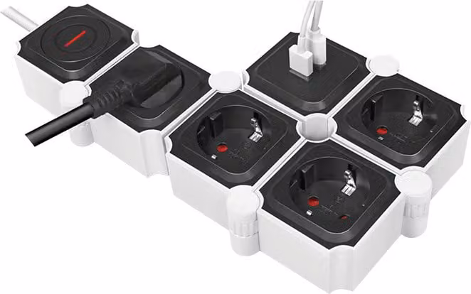 Logilink LPS276U LogiLink Steckdosenleiste 4-fach,4xCEE 7/3 + 2xUSB-A, 1,5m