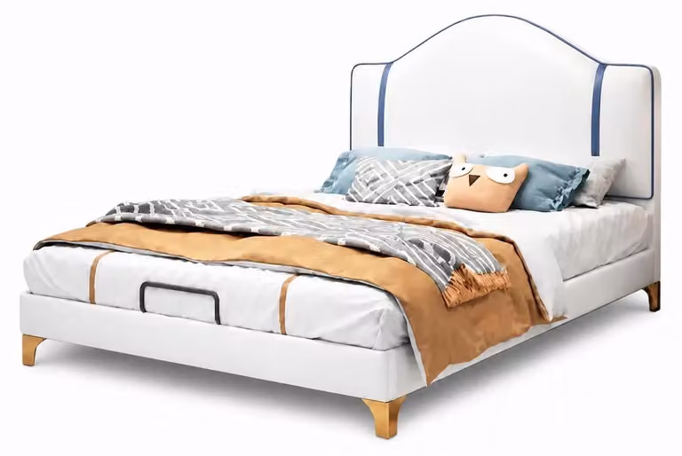 Letto bianco per bambini, trasformabile in letto per adolescenti, adatto a bambine e bambini, mobili per l'infanzia