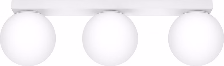 LUMILO CLEARWATER Lampada da soffitto a 3 luci, bianca