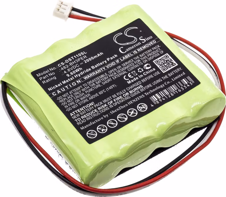 TECHTEK Batteria compatibile con [Imada] DST-11 Digital Force Gauge sostituisce 482-BH3PER