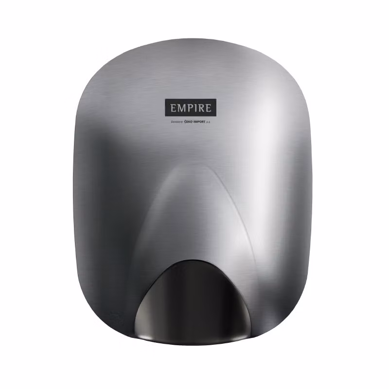 Sapho Asciugamani - Asciugamani a getto EMPIRE ECOSTREAM SF 1100, antivandalo, fusione ALU, cromo opaco E9842
