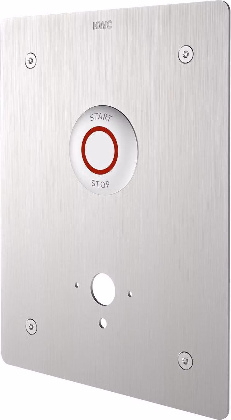 KWC AR Miscelatore per lavabo, F5, elettrico, senza miscelatore, da incasso, set F, interruttore speciale, 24 VDC