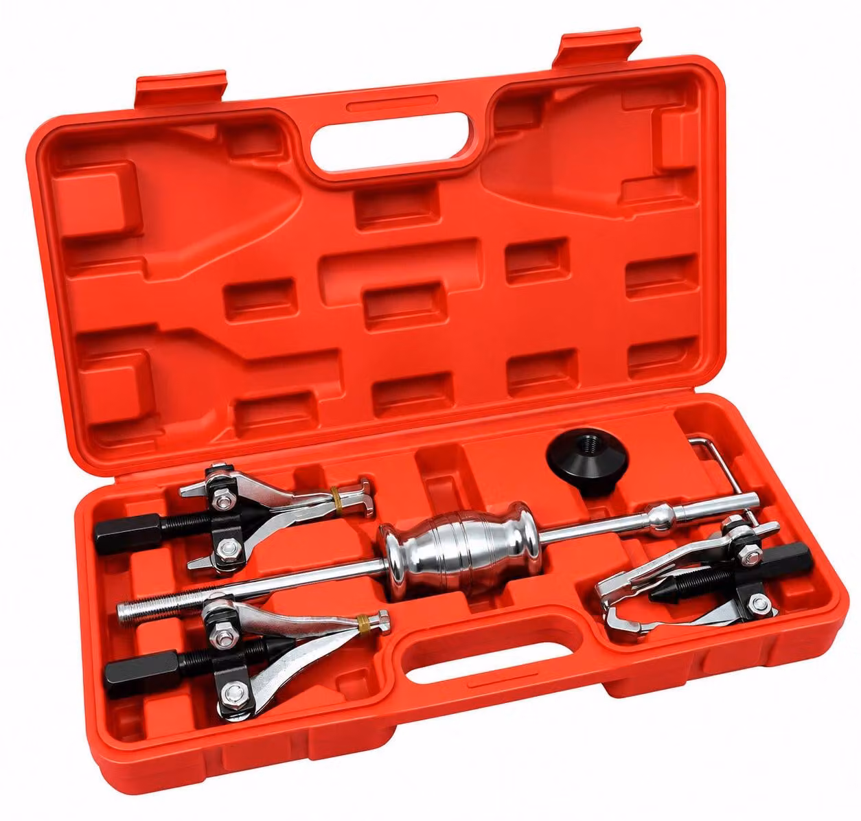 Set-kit estrattore cuscinetti interni, con martello scorrevole, smontaggio cuscinetto Gebo Tools