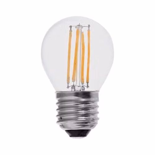 Lampadina LED E27 4W G45 Filamento 6500K