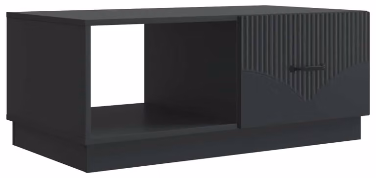 Tavolino da salotto Nero 90 x 50 x 37 cm Legno ingegnerizzato
