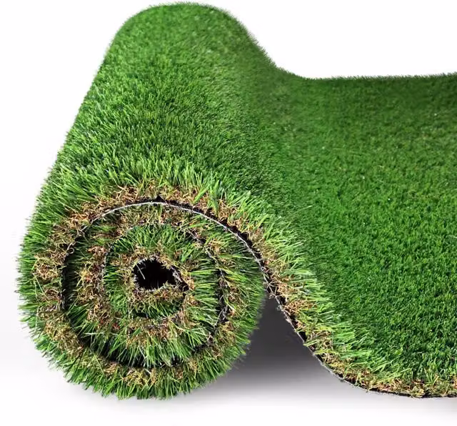 Prato sintetico artificiale 40 mm 2×2 m resistente ai raggi UV antiscivolo senza manutenzione per interno ed esterno