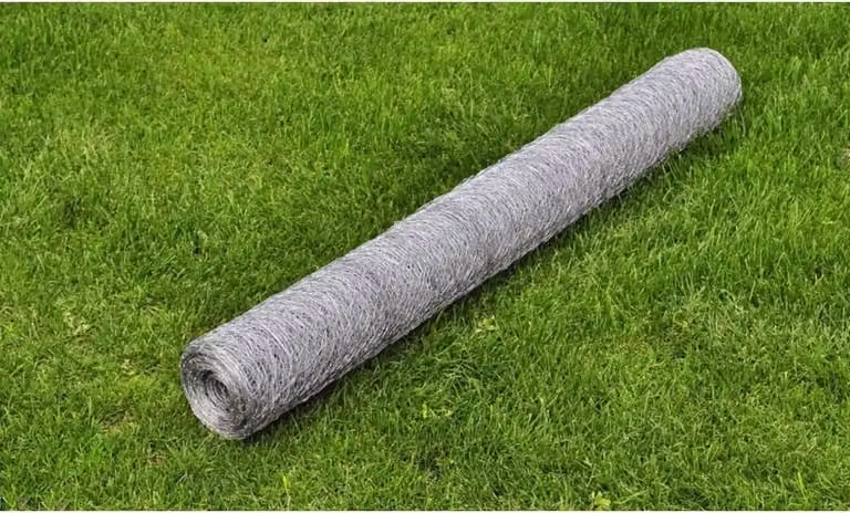Maison Exclusive - Recinzione in Rete per Pollaio Acciaio Zincato 25x0,75m Argento