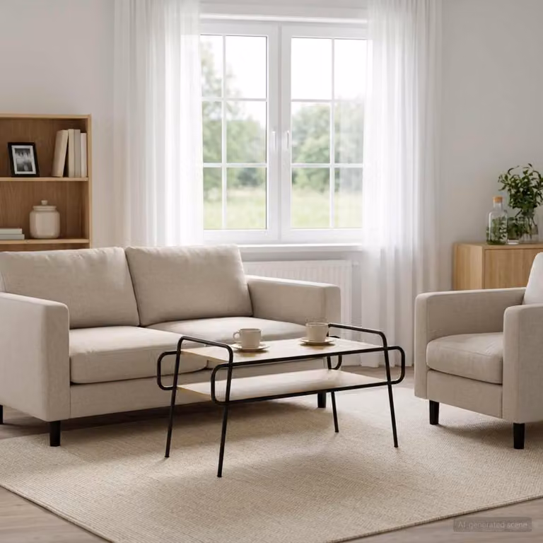 Maison Exclusive - Tavolino Sonoma in legno impiallacciato, dimensioni 100 x 50 x 51 cm