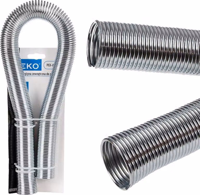 Spirale di curvatura esterna per tubi Pex-Al-Pex, 25 m - Curvatura precisa e sicura per impianti di riscaldamento e sanitari senza rischio di rottura.