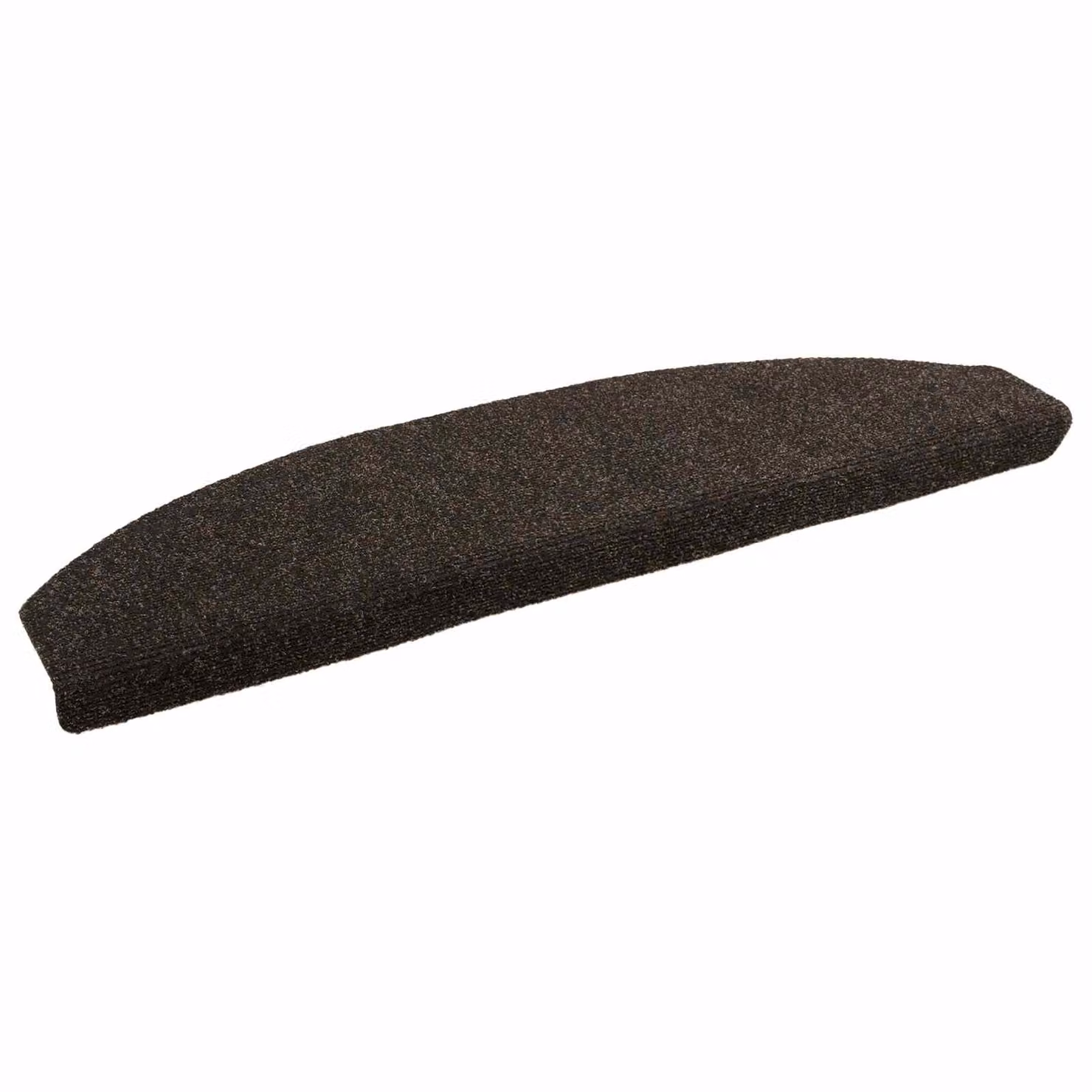 Set di 15 tappetini per scale autoadesivi vidaXL, antiscivolo e fonoassorbenti, in polipropilene marrone, L 80 x P 24,5 x H 3,5 cm