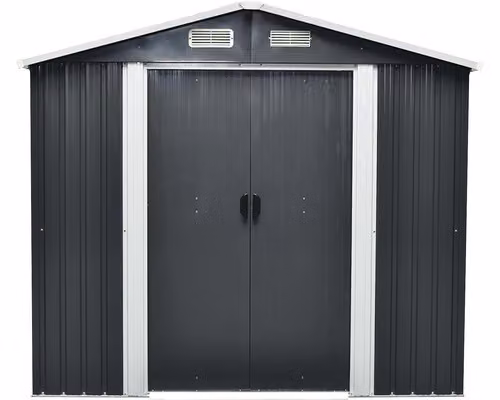 Casetta da giardino in metallo Stanley IV 226 x 226 cm antracite