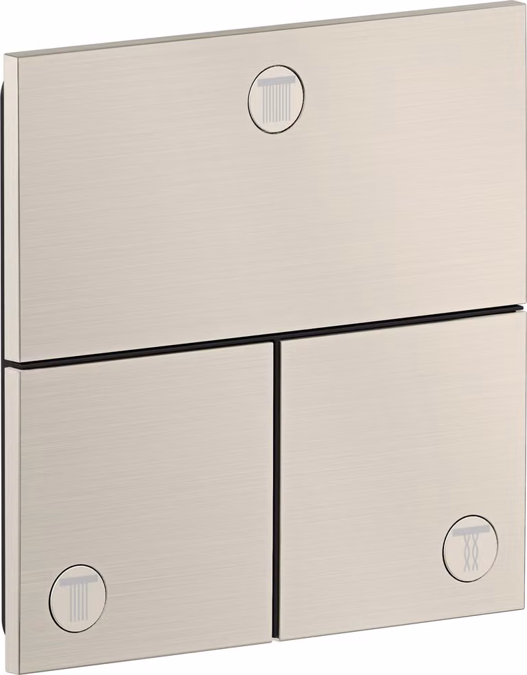 hansgrohe AXOR ShowerSelect ID robinet, 3 consommateurs, encastré, carré, 36780800, 36780800
