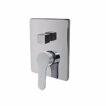 Mereo Zuna - Batteria da incasso per 3 apparecchi, con corpo, cromato CB60157ZC