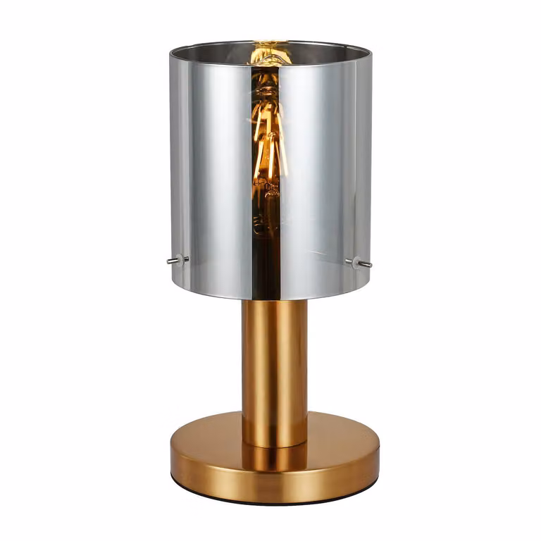 Italux Sardo lampada da tavolo moderna a LED in ottone TB-5581-1-BRO+SG