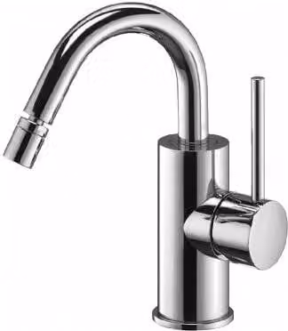 Paffoni Light - Miscelatore per bidet a parete con bocca di erogazione, cromo LIG137CR