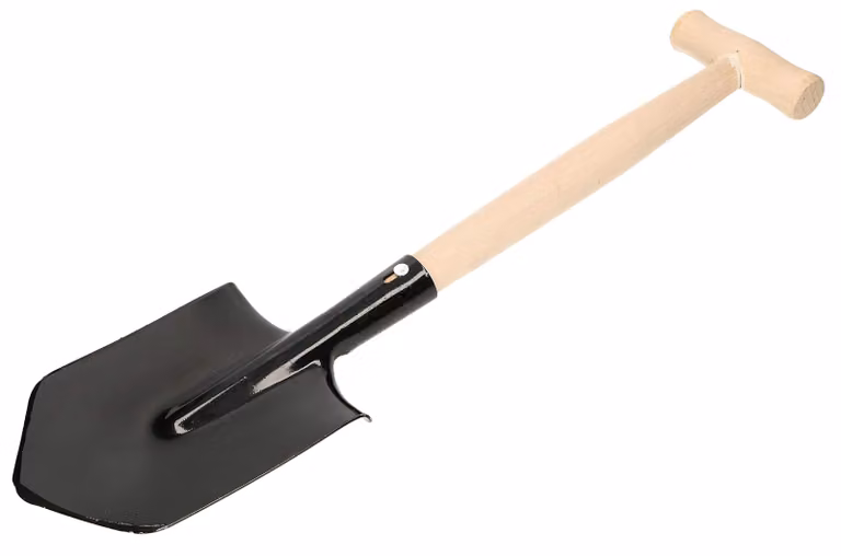 Solidchoice - Pale da giardino Kotarbau con manico in legno, 60 cm