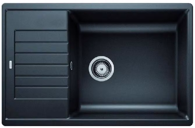 Blanco Zia XL 6 - Lavello in Silgranit, 780x500 mm, modello Compact, colore nero, codice prodotto 526019