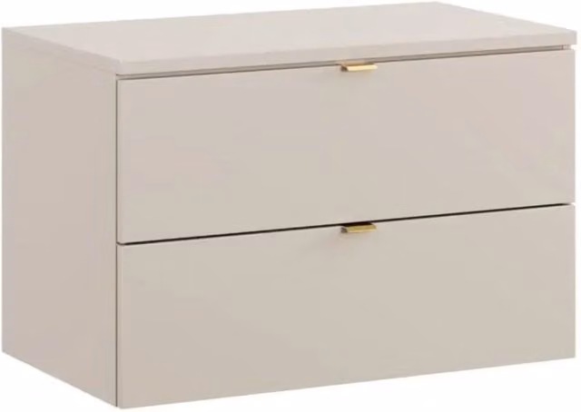 Set da bagno BELLA: mobile sotto lavabo 80cm + piano per lavabo