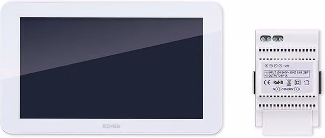 Schermo supplementare per videocitofono Vimar Monitor 7 pollici TFT Touchscreen Bianco