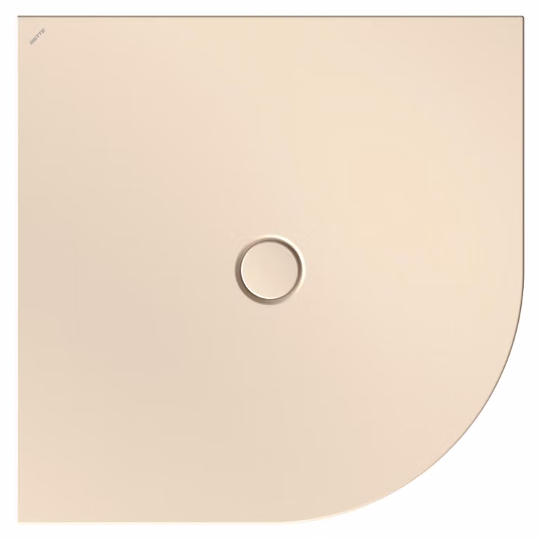 BetteFloor Corner receveurs de douche quart de cercle avec BetteGlasur Plus, 1000x1000mm, 5451-001PLUS, 5451-001PLUS
