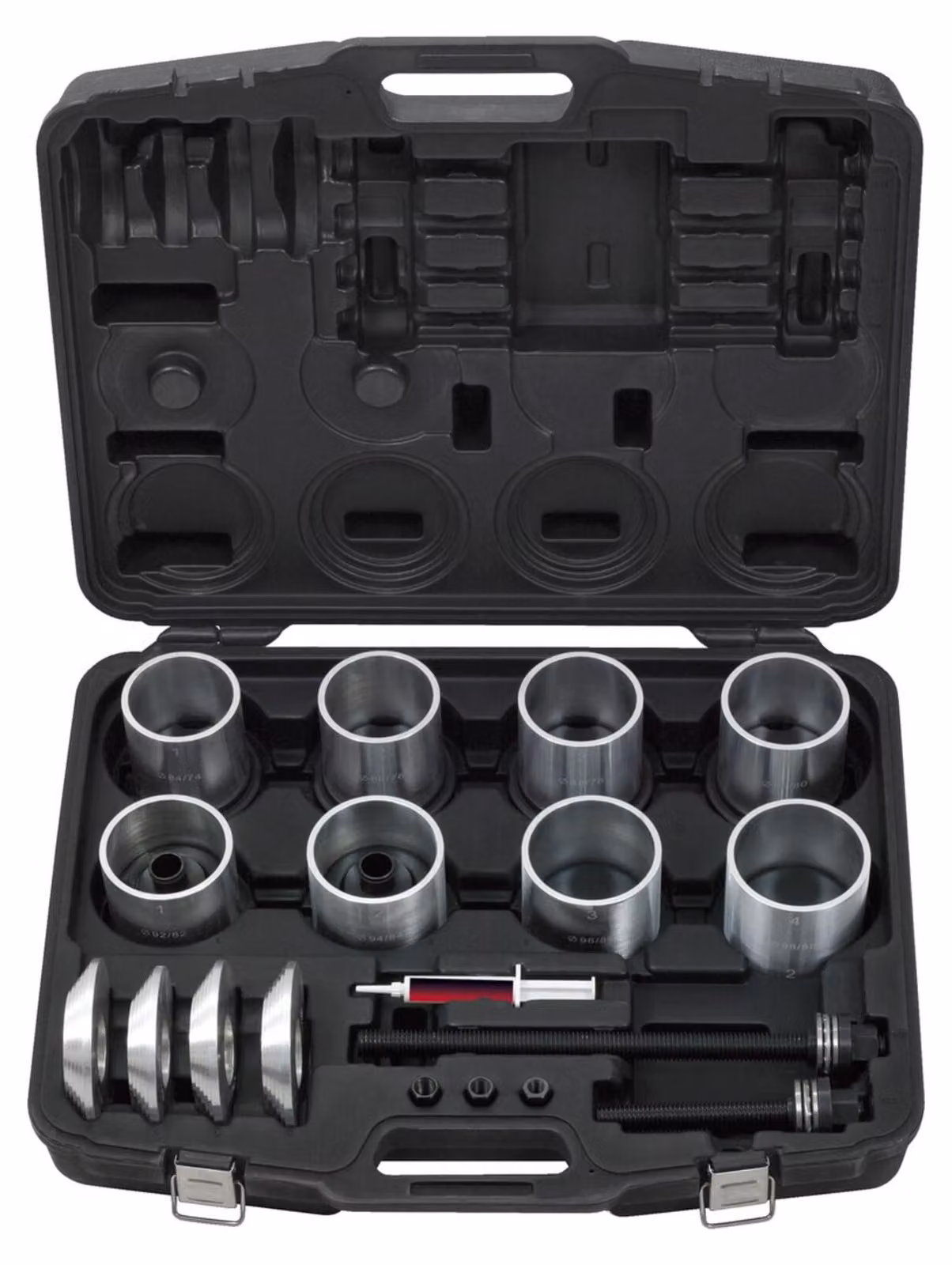 KS TOOLS Set di bussole di compressione e tensione, in valigetta di plastica, 22 pezzi ( 700.1800 )