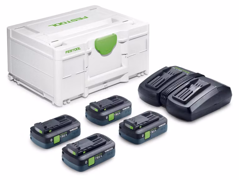 Festool Set energetico SYS 18V 4xTBX4/TCL6DUO | 578823