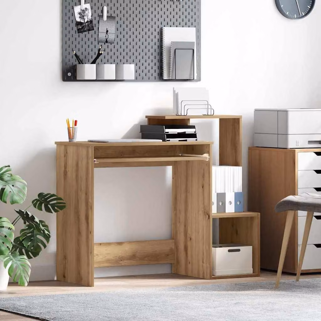 Maison Exclusive - Scrivania in rovere artigianale 106 x 41 x 88,5 cm Materiale ligneo