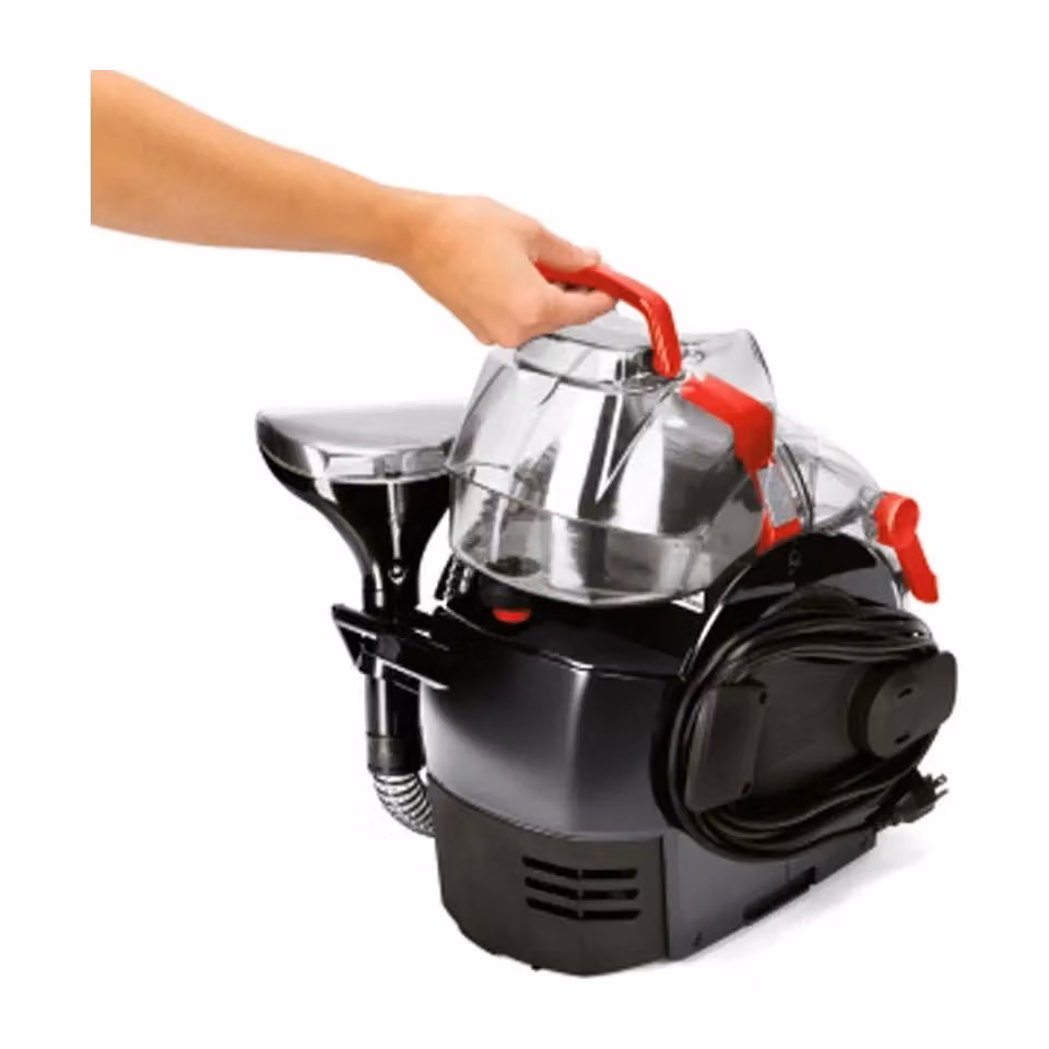 Bissell SpotClean Professional Smacchiatore con potenza di 750 W, Nero/Rosso – 3