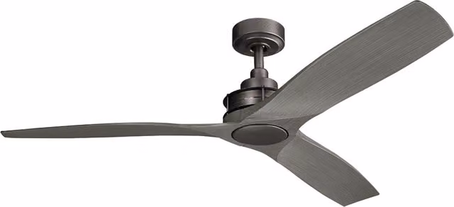 Ventilatore soffitto 142cm con telecomando grigio Ried Kichler