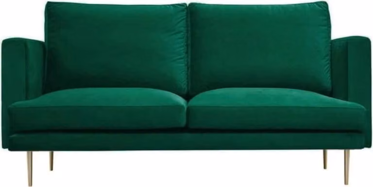 Grün Sofa 2 Sitzer Kreative Möbel Modern Design Textil Wohnzimmer Couchen