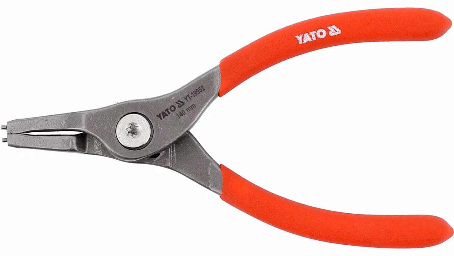 Pinza a becchi lunghi per anelli di sicurezza, 140 mm