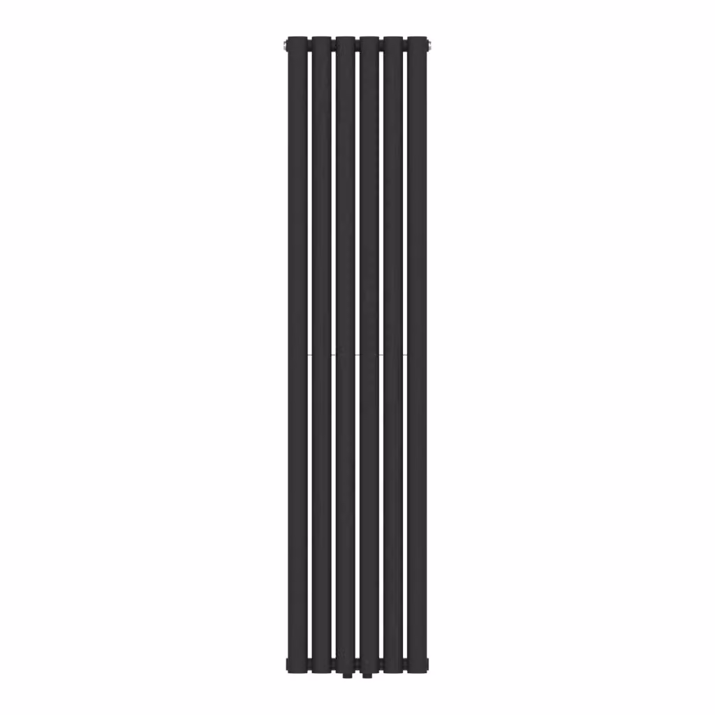 Radiatore a doppio pannello neu.haus in acciaio nero, L 160 cm x P 36 cm, 1198 W – 2