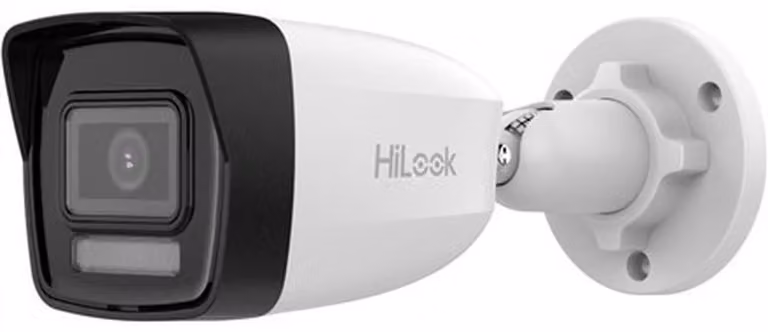 HiLook bullet IPC-B140HA-LU F2.8 (4 MP, 30 m. IR, 30 m. LED, luce ibrida), bianco