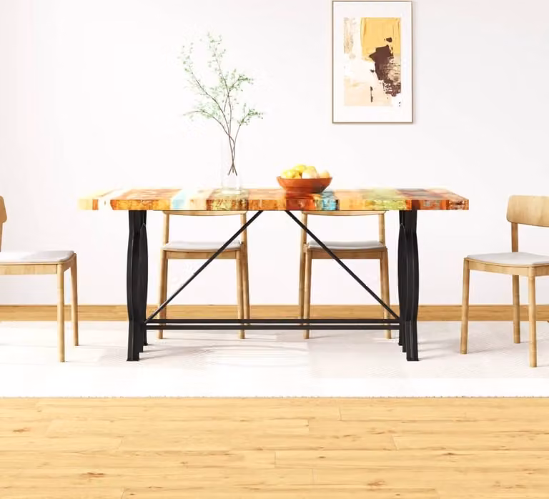 Maison Exclusive - Tavolo da pranzo in legno massello di recupero, 180 cm
