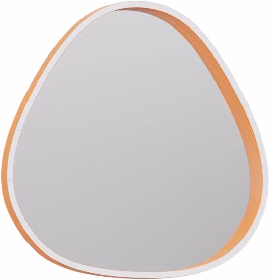Ecaris A/P Lampada da Parete Specchio con Led 25W+5W CCT 3000K-4000K Dimmerabile, Struttura Alluminio Arancio Bruciato - Gealuce