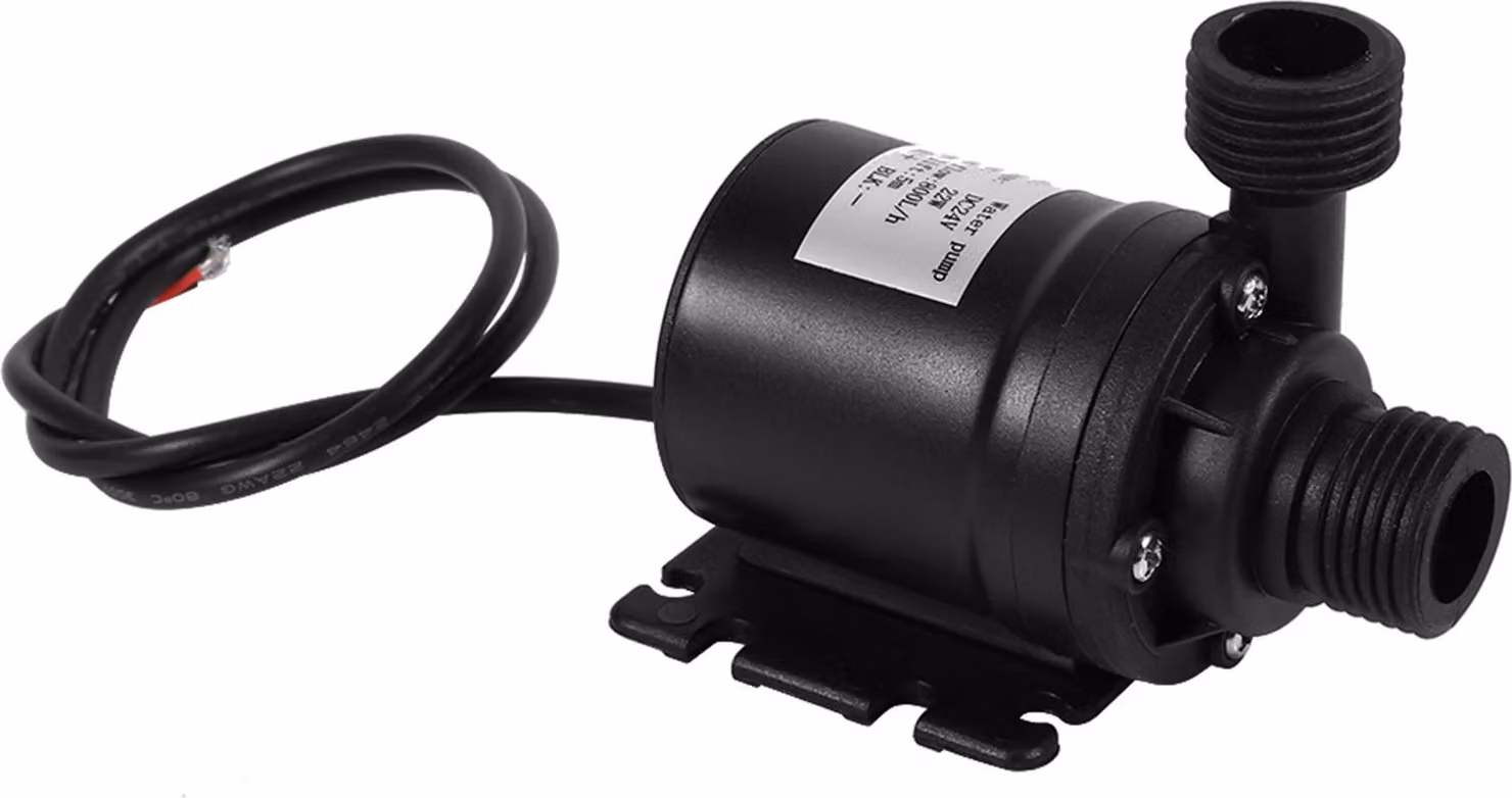 DC 24V Pompa di circolazione dell'acqua calda energia solare motore senza spazzole acquario sommergibile 800L/H 5M