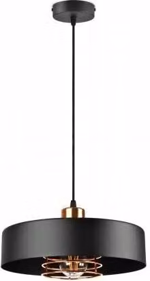 FKL DESIGN Home Deco lampada da soffitto lampada a sospensione lampada a sospensione nero bianco rame