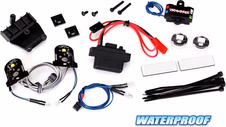 Set di luci a LED Traxxas completo di ALIMENTAZIONE per 8130 Karo