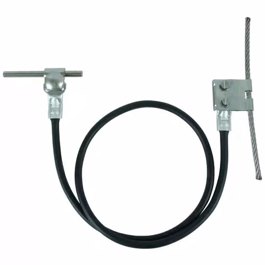 Set di raccordi Dehn per impianti a fune 16 mm² L 1000 mm in rame con linguetta D 6 mm in acciaio inossidabile per tubi da 6-10 mm 365509