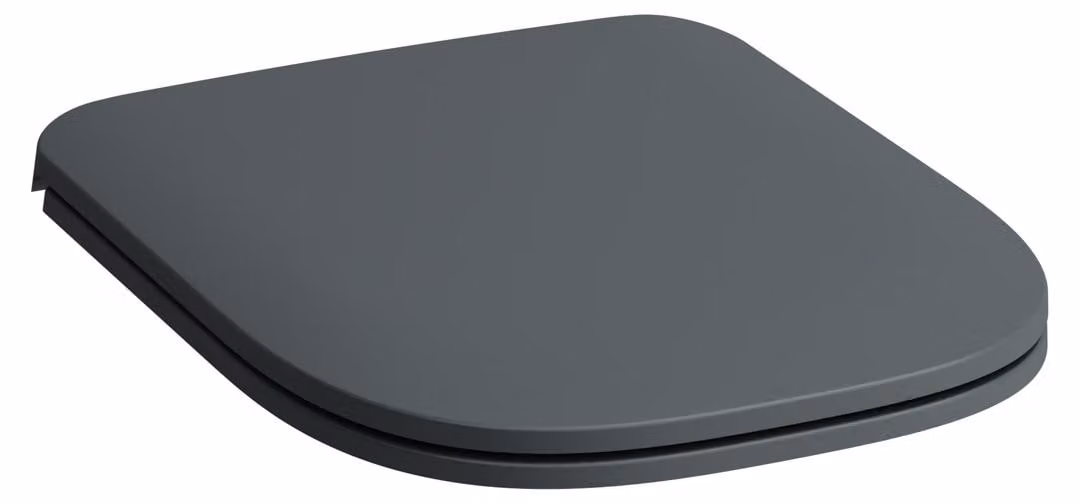 Siège de WC LAUFEN MEDA slim, avec couvercle, amovible, avec dispositif d'abaissement automatique, 365x448x56mm, H8911157580001, H8911157580001