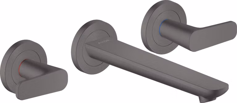 hansgrohe AXOR Citterio C robinetterie de lavabo 3 trous encastrée pour montage mural, bec 195mm, 49070340, 49070340