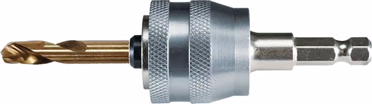 Adattatore per sega a tazza Makita EZYCHANGE + trapano centrale HSS-Co 3/8 pollici 6kt E-20498