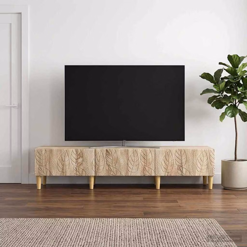 Mobile TV vidaXL in legno ingegnerizzato Rovere Sonoma marrone L 147 x P 34,5 x H 30 cm