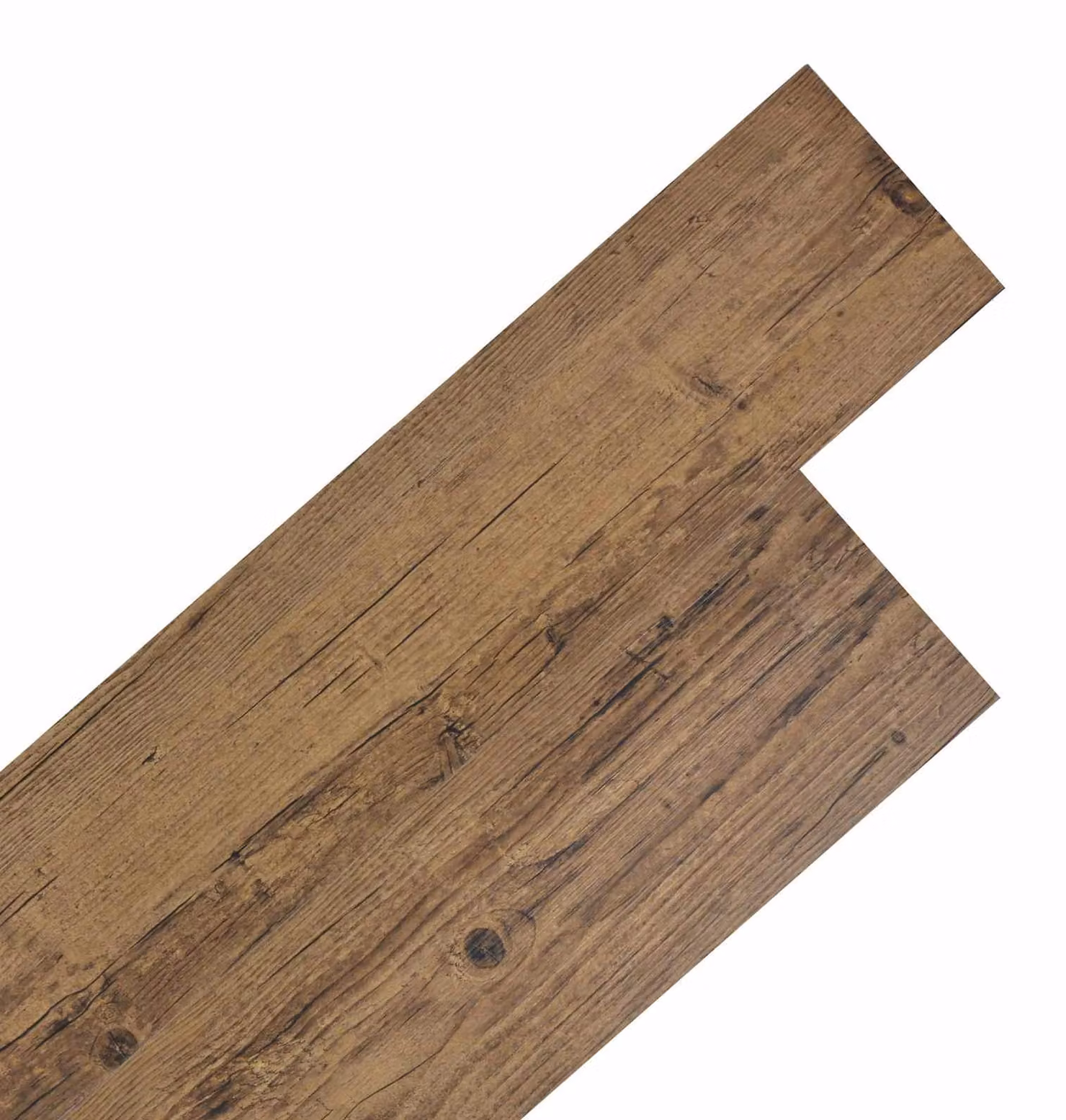 Tavole per Pavimenti 18 pcs Marrone Noce 2,51 m² PVC